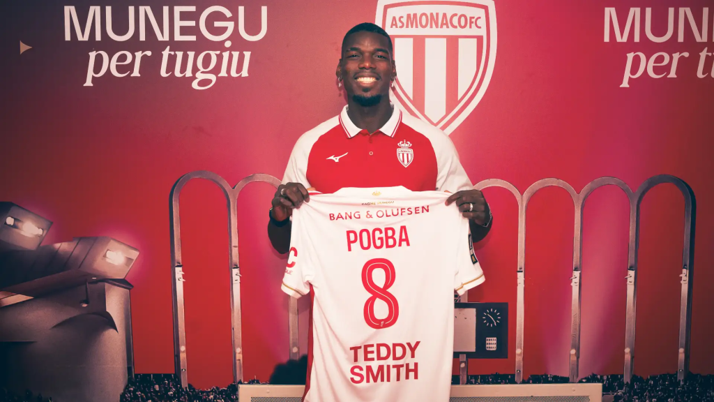 Paul Pogba of AS Monaco (Photo Credit: AS Monaco X handle)