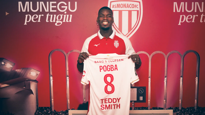 Paul Pogba of AS Monaco (Photo Credit: AS Monaco X handle)