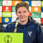 Coach Oliver Glasner (Credit: Crystal Palace media)