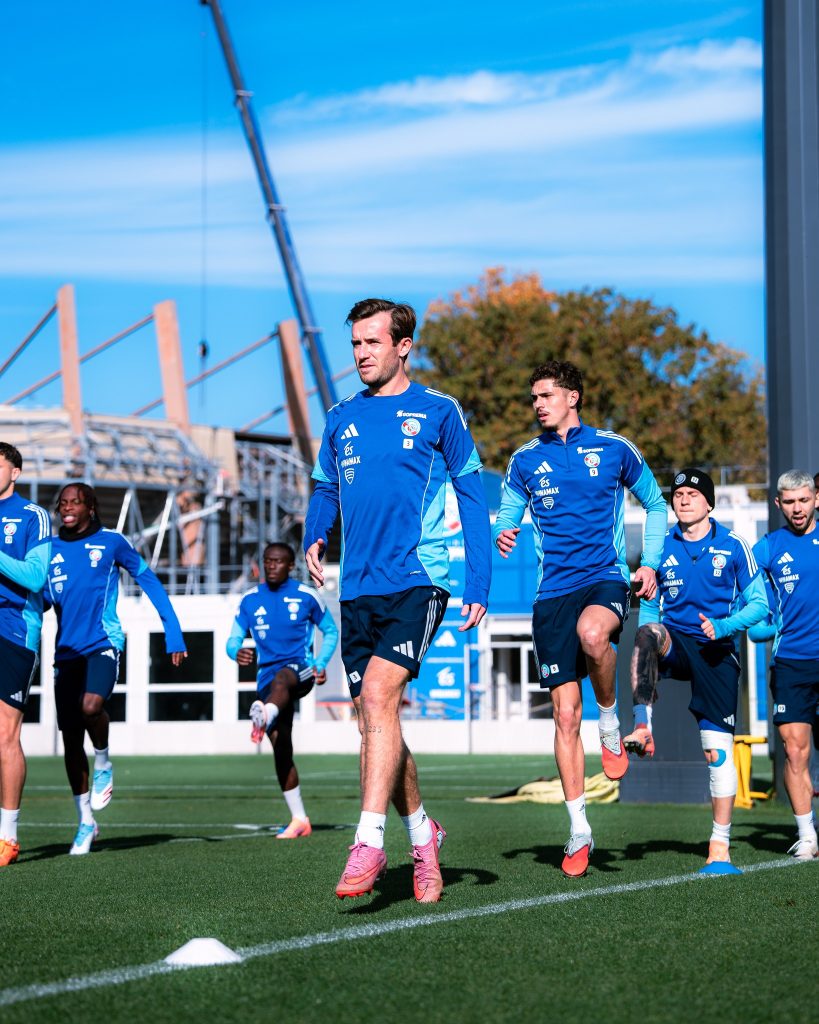RC Strasbourg players in training (Photo Credit: RC Strasbourg Facebook page)
