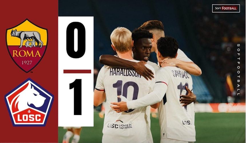 Özer was the hero of the night as he saved a spotkick thrice to maintain Lille's solo-win. (Photo credit: Softfootball media).