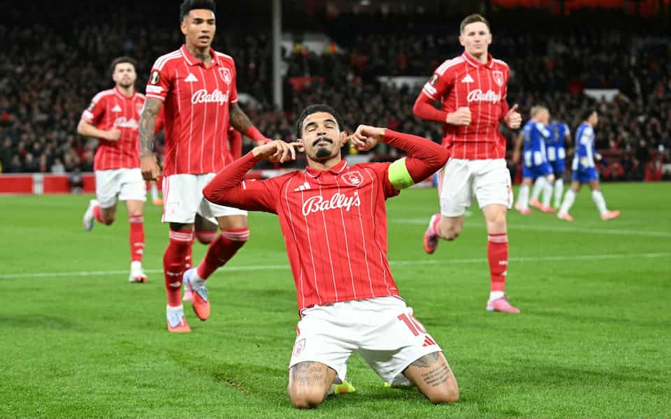 Morgan Gibbs-White dispatched a penalty to put the home side into the lead (Photo Credit:Nottingham Forest - X)