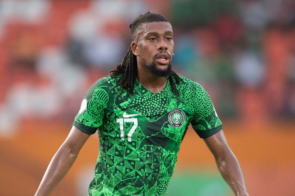 Alex Iwobi. Photo credit: Super Eagles official media on X