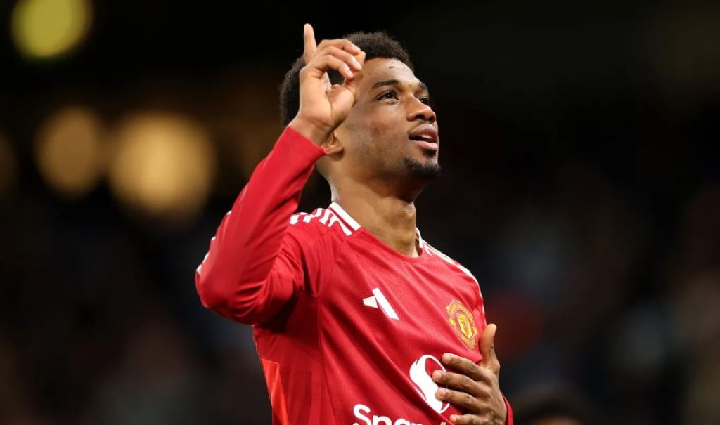 Amad Diallo. Photo credit: Man United Media.