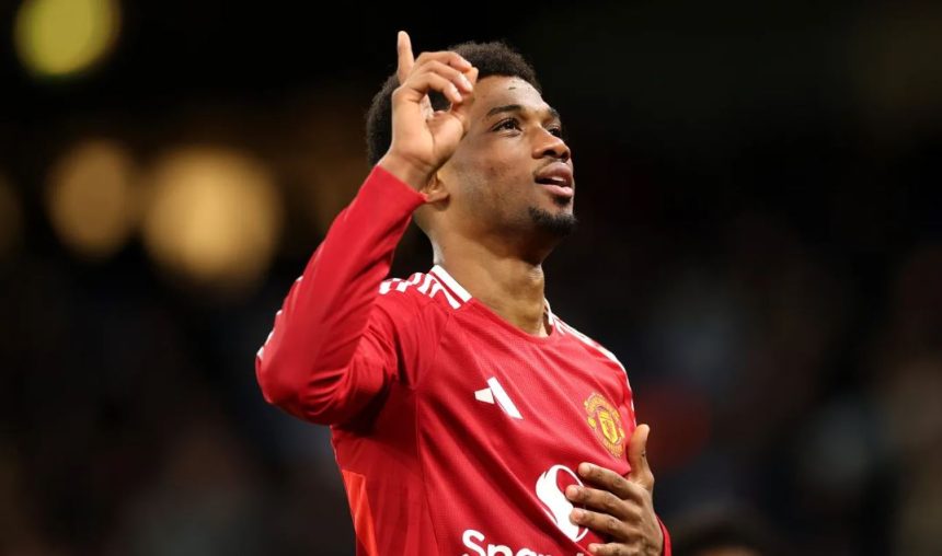 Amad Diallo. Photo credit: Man United Media.