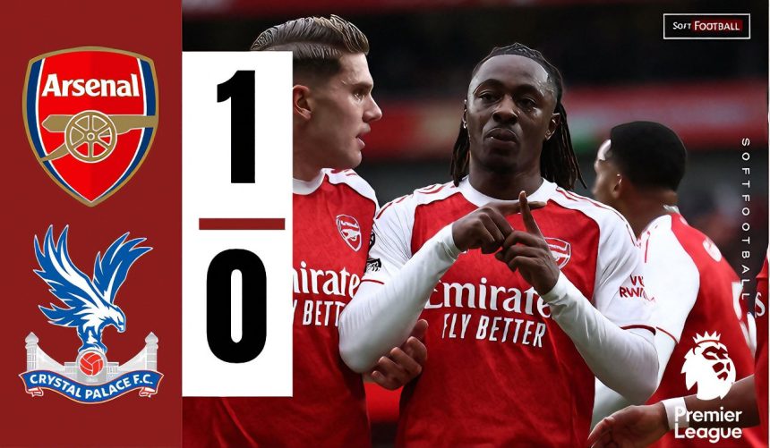 Arsenal 1-0 Crystal Palace. Photo Credit: Softfootball.
