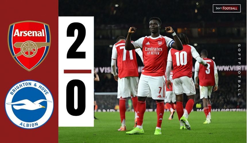 Arsenal vs Brighton (Photo Credit: Softfootball Media)