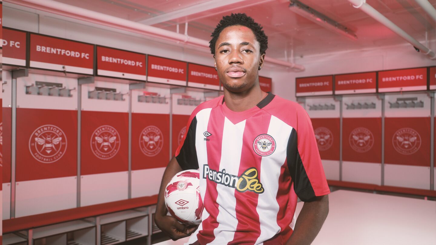 Benji Fredrick. Photo credit: Brentford media.