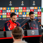 Bruno Fernandes and Ruben Amorim (Photo Credit - Manchester United website)