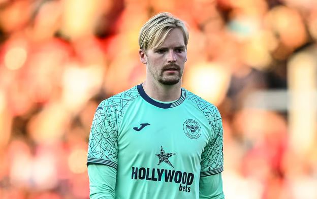 Caoimhin Kelleher. Photo Credit: Brentford Media.
