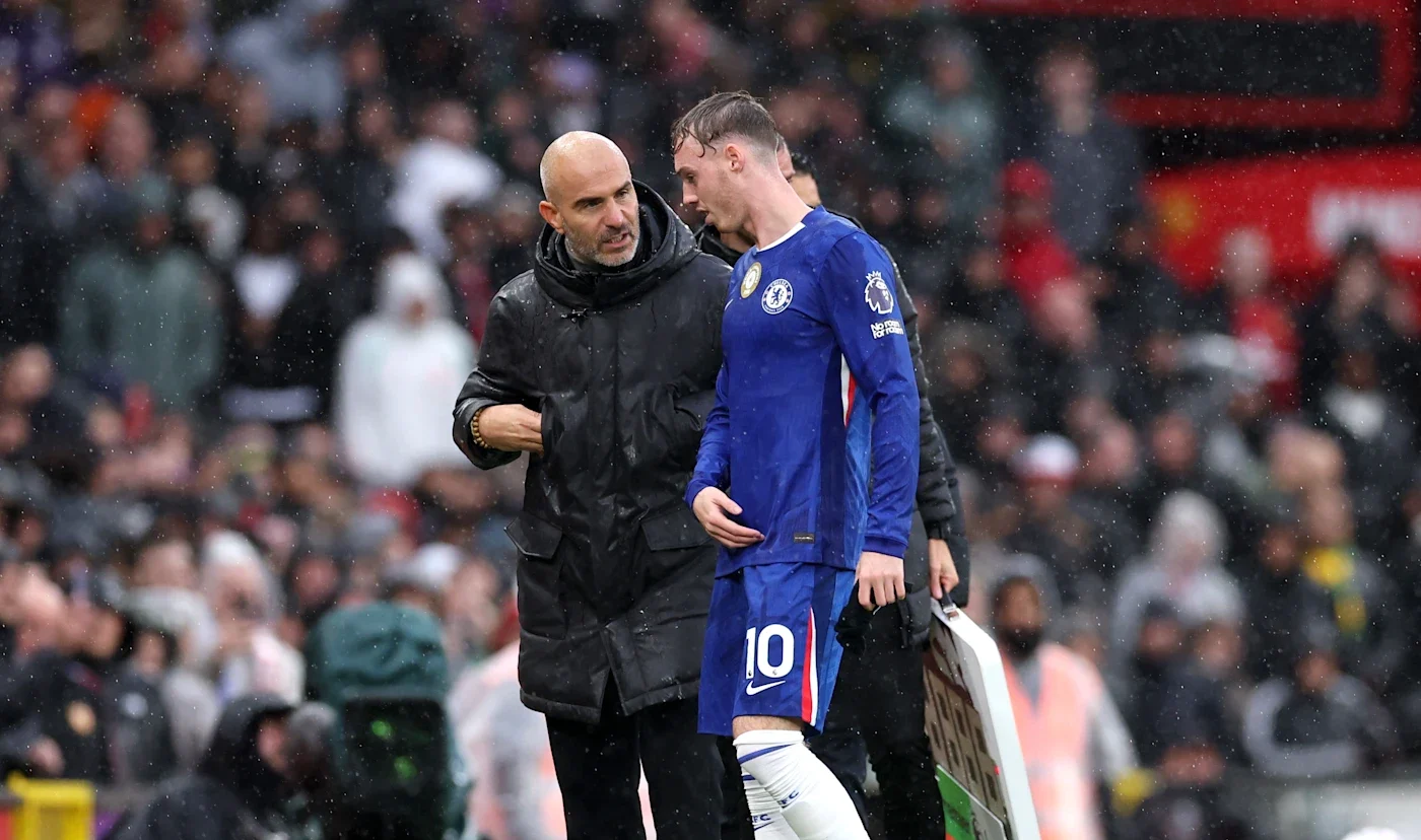 Enzo Maresca and Cole Palmer (Photo Credit: Chelsea via website)