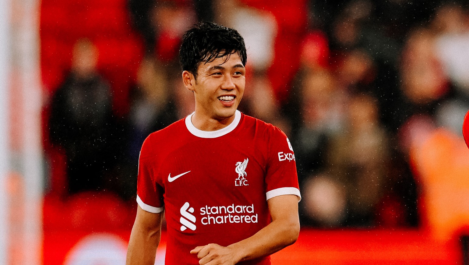 Wataru Endo. Photo credit: Liverpool media