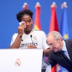 Endrick in tears. Photo credit: Real Madrid media.