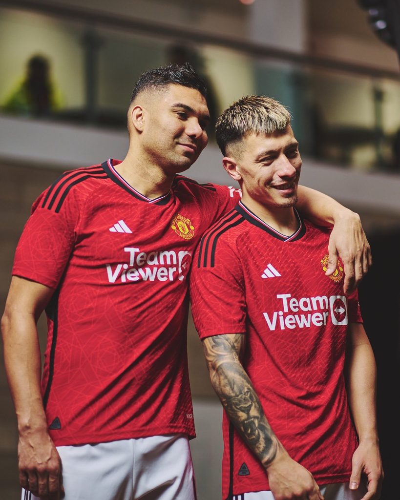 Casemiro and Lisandro Martinez (Photo Credit: Manchester United X handle)