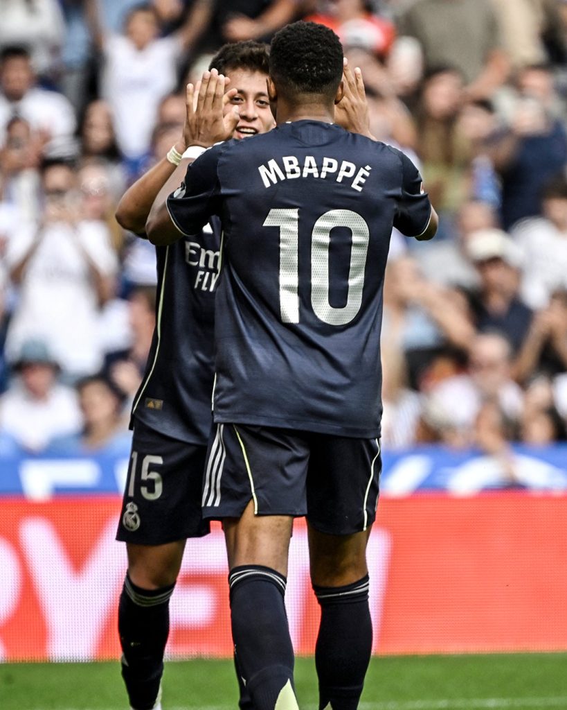 Arda Güler and Kylian Mbappe (Photo Credit: Real Madrid via X)