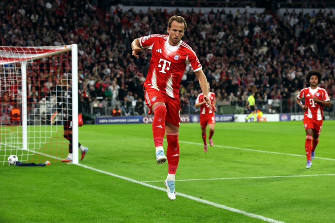 Harry Kane of Bayern Munich (Photo Credit: Kane via X)