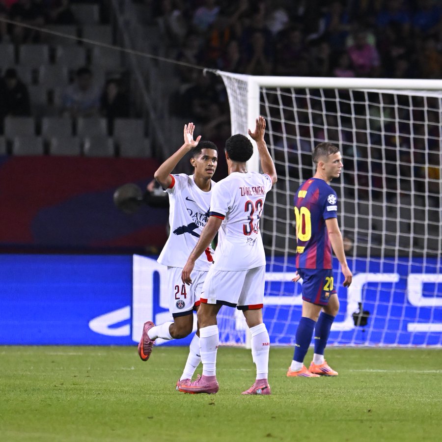 Mayulu Celebrates his goal (Photo Credit: PSG via X)