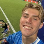 Rasmus Højlund of Napoli (Photo Credit: UCL via X)