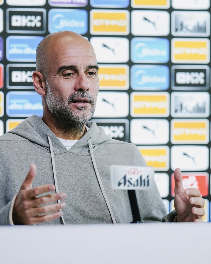 Manchester City's coach Pep Guardiola (Photo Credit: Manchester City website)