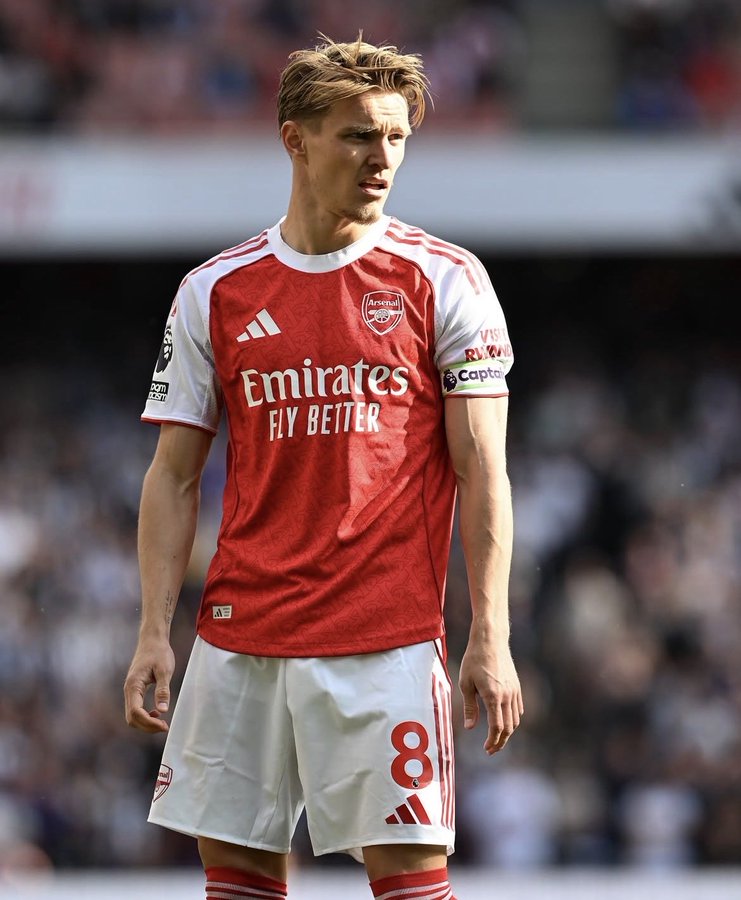 Martin Ødegaard of Arsenal (Photo Credit: Arsenal via X)