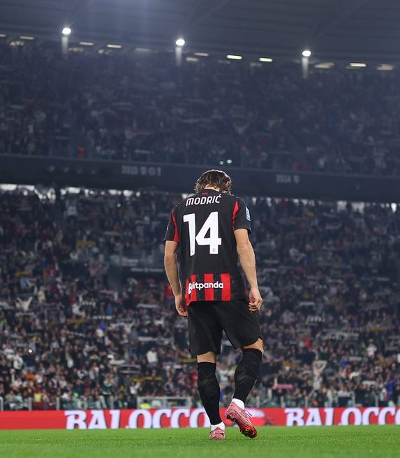 AC Milan's Luka Modric and Luka Jovic in training (Photo Credit: AC Milan X handle)