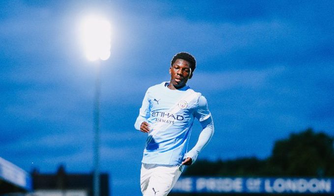 Ryan McAidoo of Manchester City (Photo Credit: City via X)