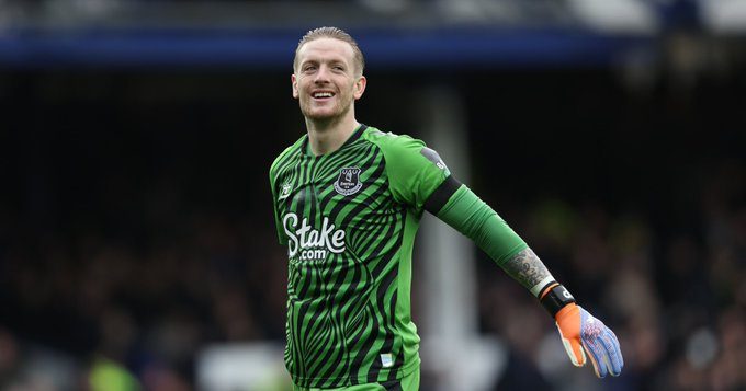 Jordan Pickford of Everton (Photo Credit: Everton via X)