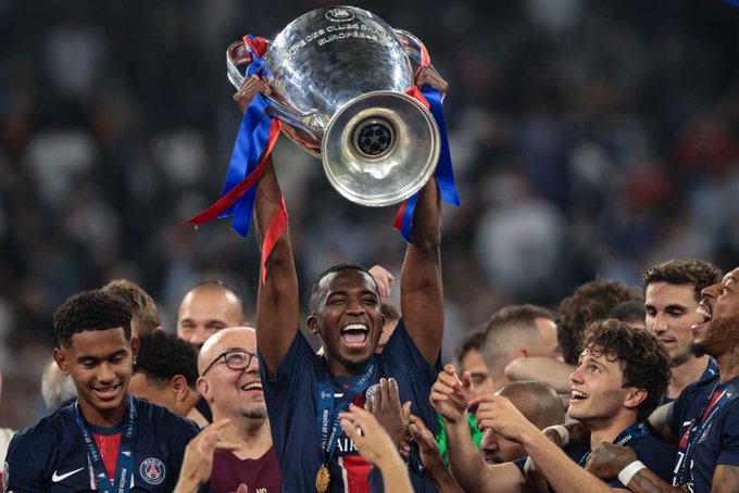 William Pacho of PSG (Photo Credit Fabrizio via X)