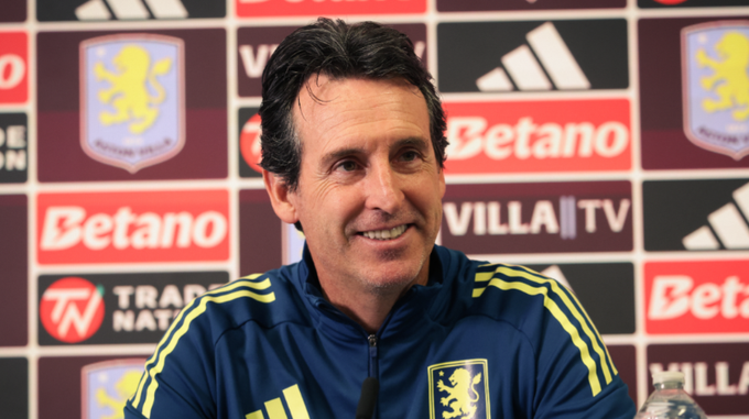 Unai Emery (Photo Credit: Aston Villa via X)