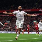 Bryan Mbeumo celebrates scoring for Manchester United against Liverpool (Photo Credit: Manchester United X handle)