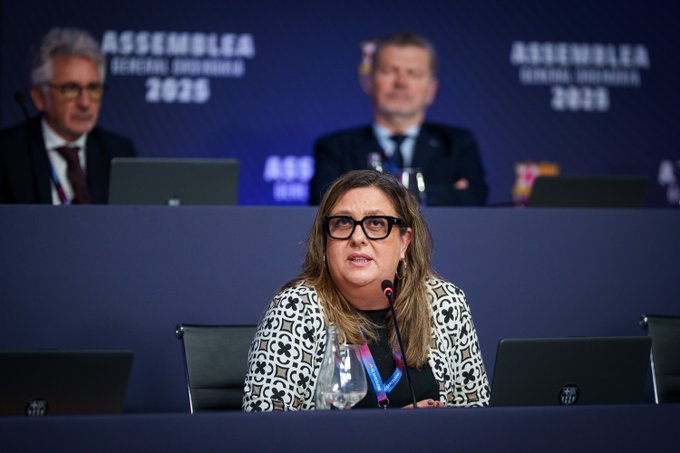 Barcelona's Executive Elena Fort (Photo Credit: Barca via X)