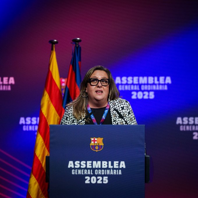 Barcelona's Executive Elena Fort (Photo Credit: Barca via X)