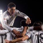 Real Madrid players celebrate. (Photo Credit: Real Madrid via X)