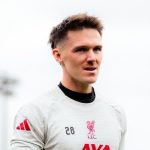 Freddie Woodman of Liverpool (Photo Credit: The Reds via X)