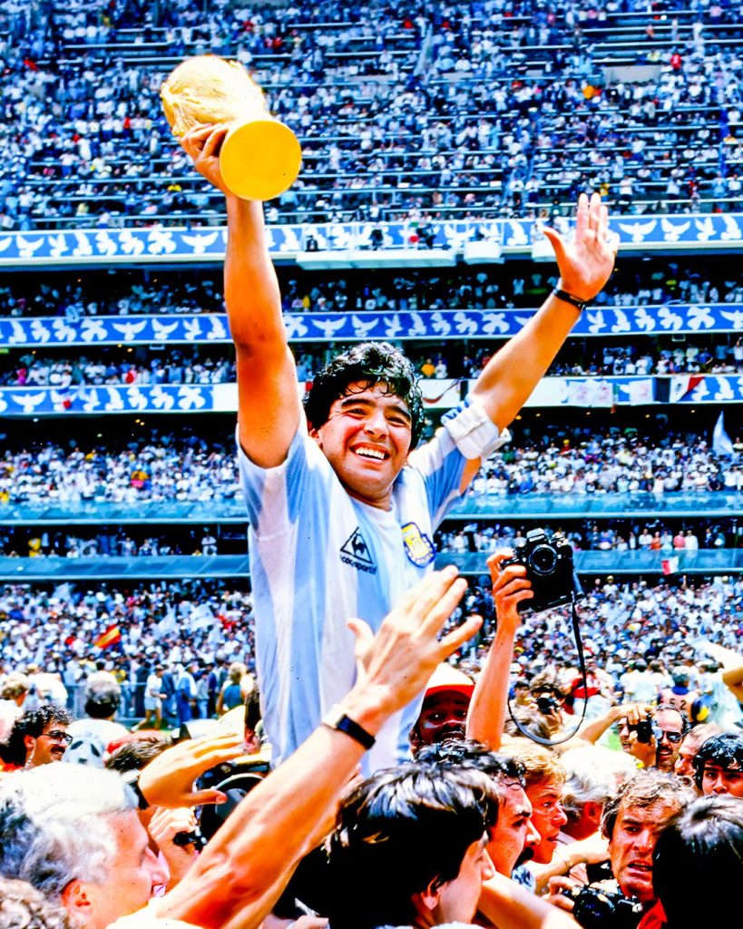 Diego Maradona of Argentina (Photo Credit: Argentina via X)