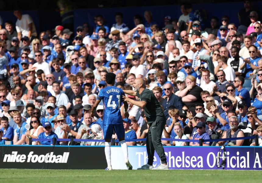 Enzo Maresca and Estevao (Photo Credit: Chelsea website)