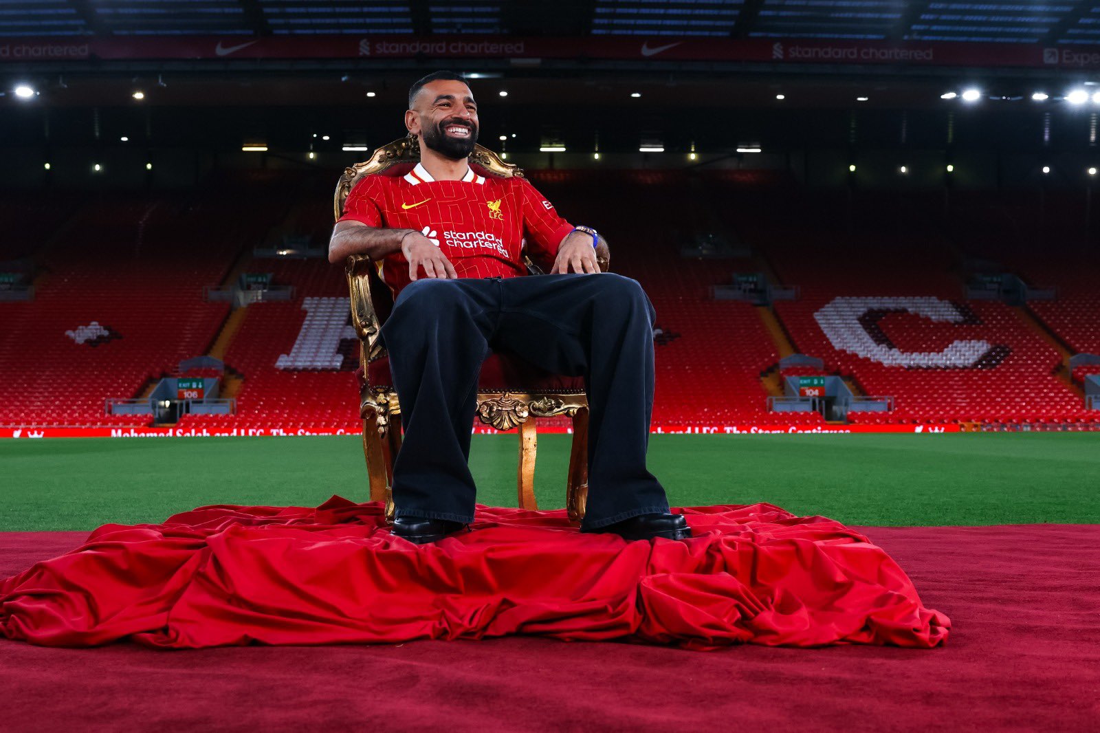 Mohammed Salah of Liverpool (Photo Credit: Salah via X)