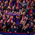Barcelona fans (Photo Credit: Barcelona X handle)