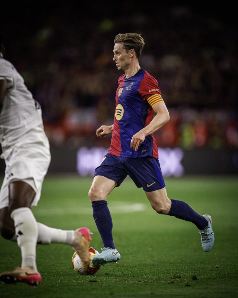 Frenkie de Jong of Barcelona (Photo Credit; FC Barcelona via X)