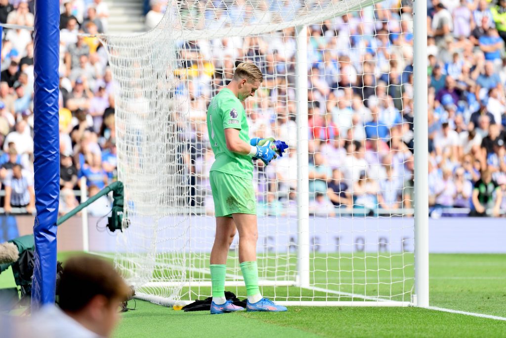 Jordan Pickford of Everton (Photo  Credit: Everton via X)