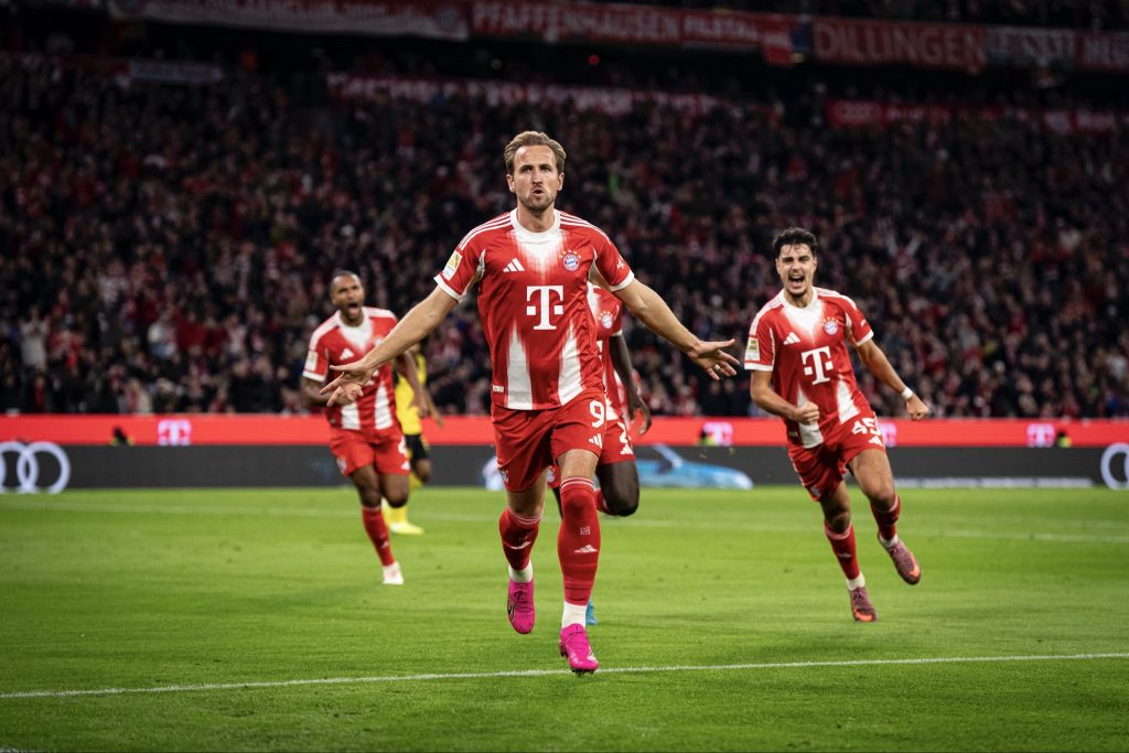 Harry Kane. Photo credit: Bayern Munich Media.
