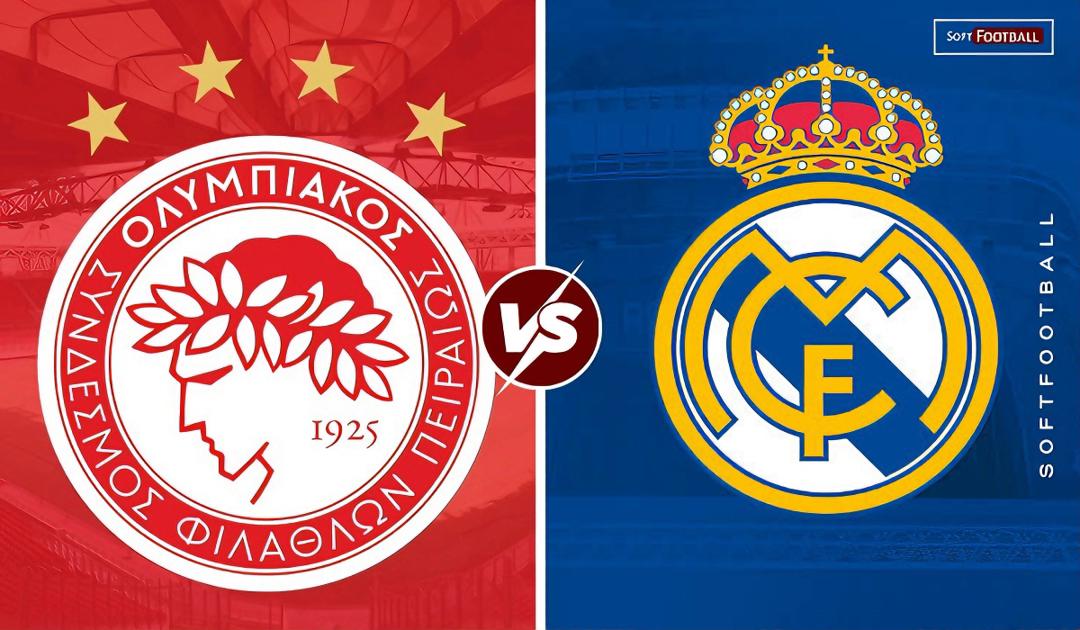 Olympiacos vs Real Madrid (Photo Credit: Softfootball Media)