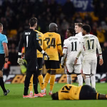 Liam Delap of Chelsea see red after a reckless challenge (Photo Credit: EFL Cup Facebook page)
