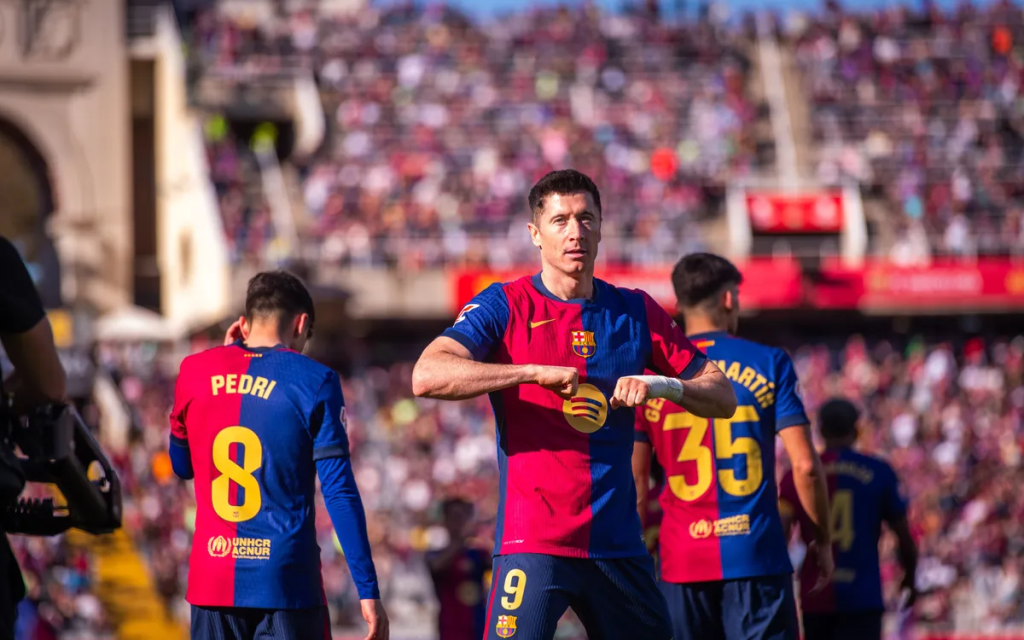 Robert Lewandowski (Photo Credit: Barcelona X handle)