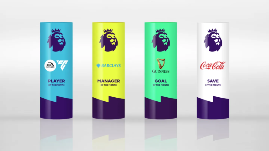 Premier League Monthly awards (Photo Credit: Premier League website)