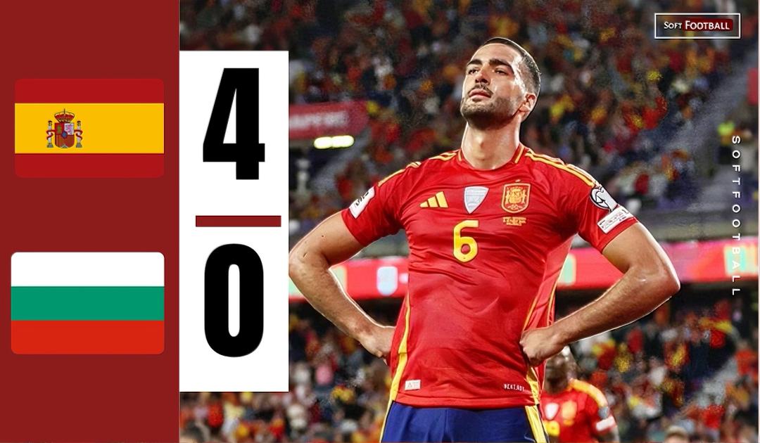 Spain vs Bulgaria (Photo Credit: Softfootball Media)