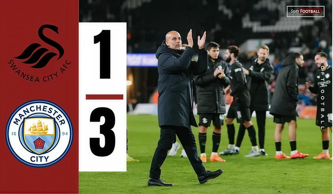 Swansea City vs Manchester City (Photo Credit: Softfootball Media)