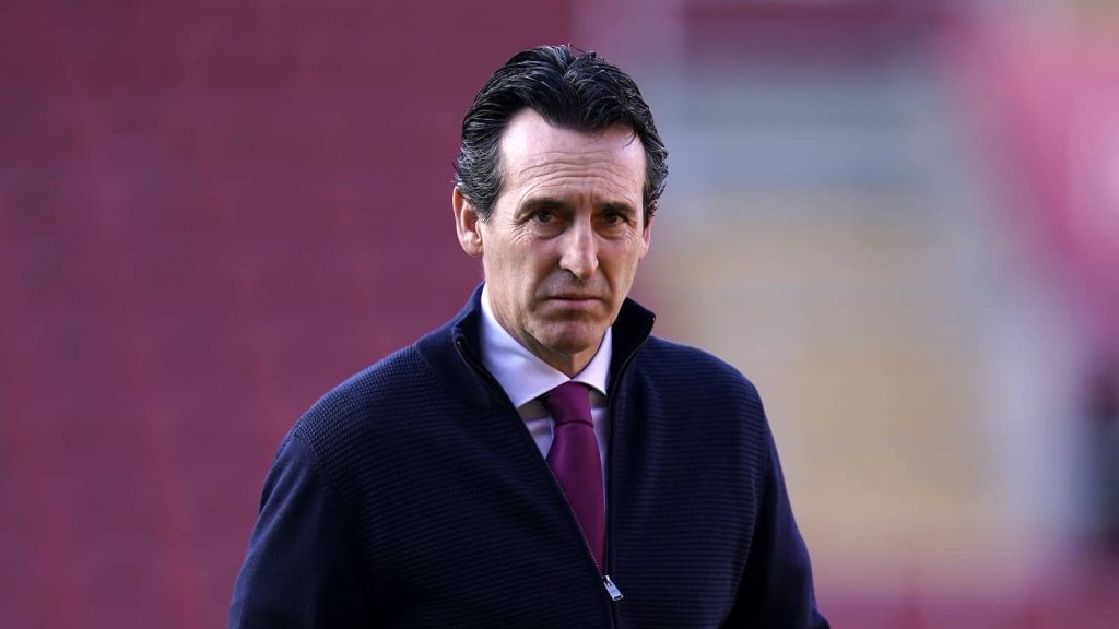 Unai Emery. (Photo Credit: Aston Villa Media)