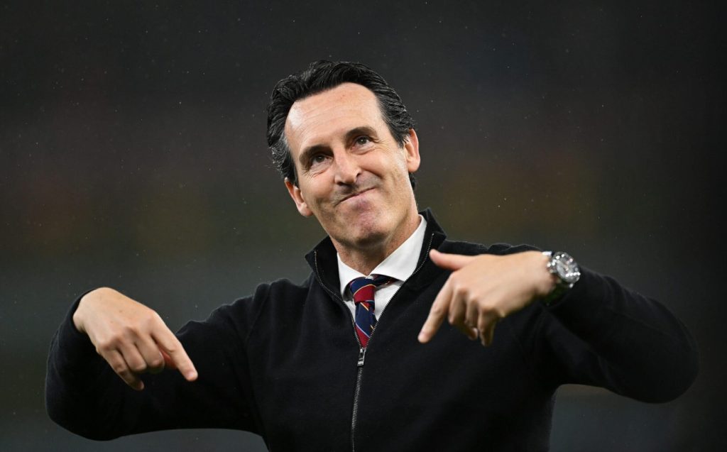 Unai Emery. (Photo Credit: Aston Villa Media)