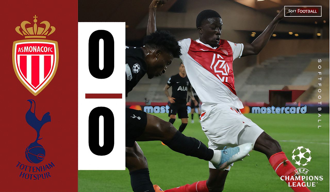 Monaco vs Tottenham (Photo Credit: Softfootball Media)